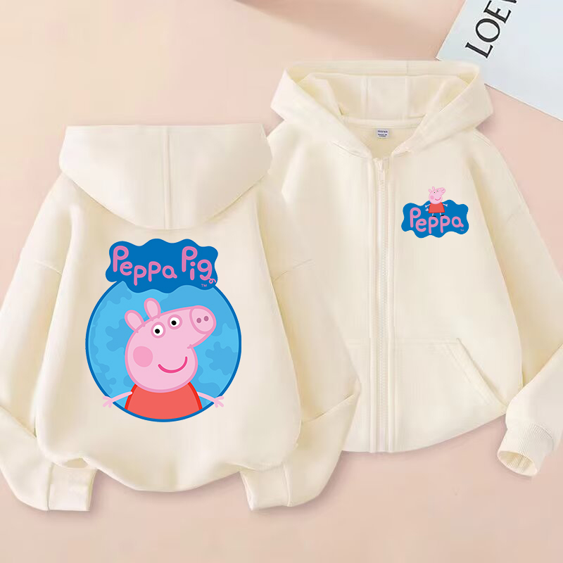 Peppa Pigs Kids Zipper Hoodies - đánh giá và giá Model Kit Varnish