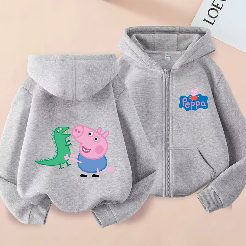 Peppa Pigs Kids Zipper Hoodies - đánh giá và giá Model Kit Varnish