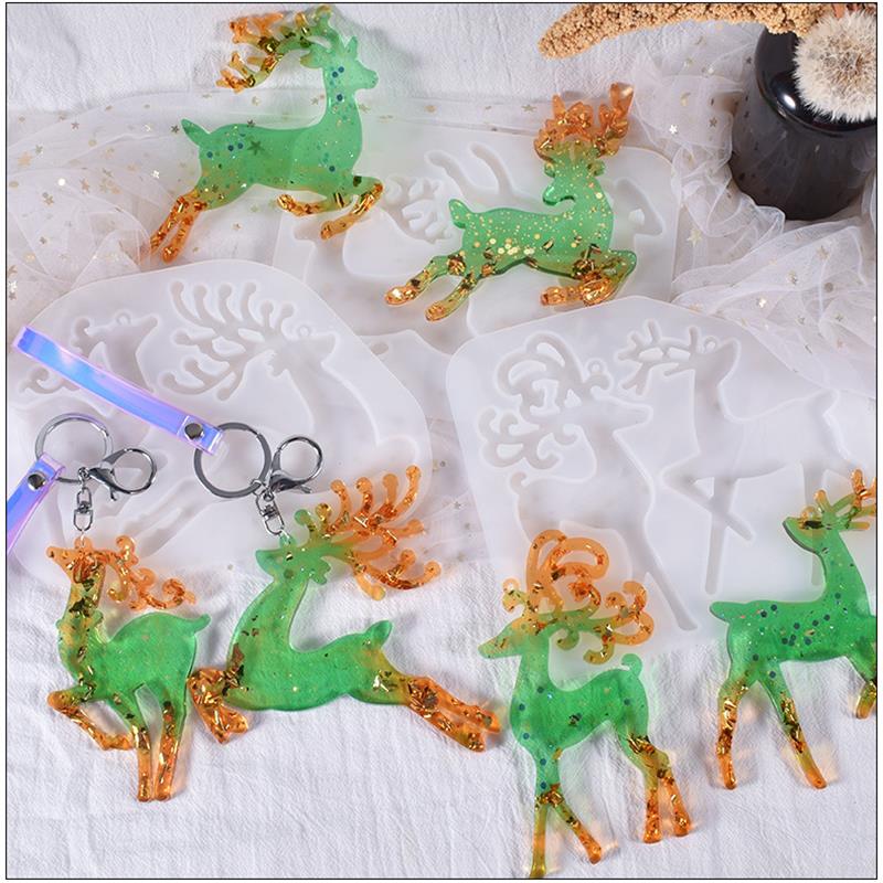 Christmas Elk Epoxy Resin Mold - đánh giá và giá Model Kit Varnish