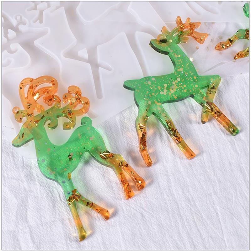 Christmas Elk Epoxy Resin Mold - đánh giá và giá Model Kit Varnish