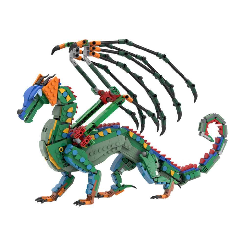MOC RainWing Building Blocks M - đánh giá và giá Model Kit Dragon