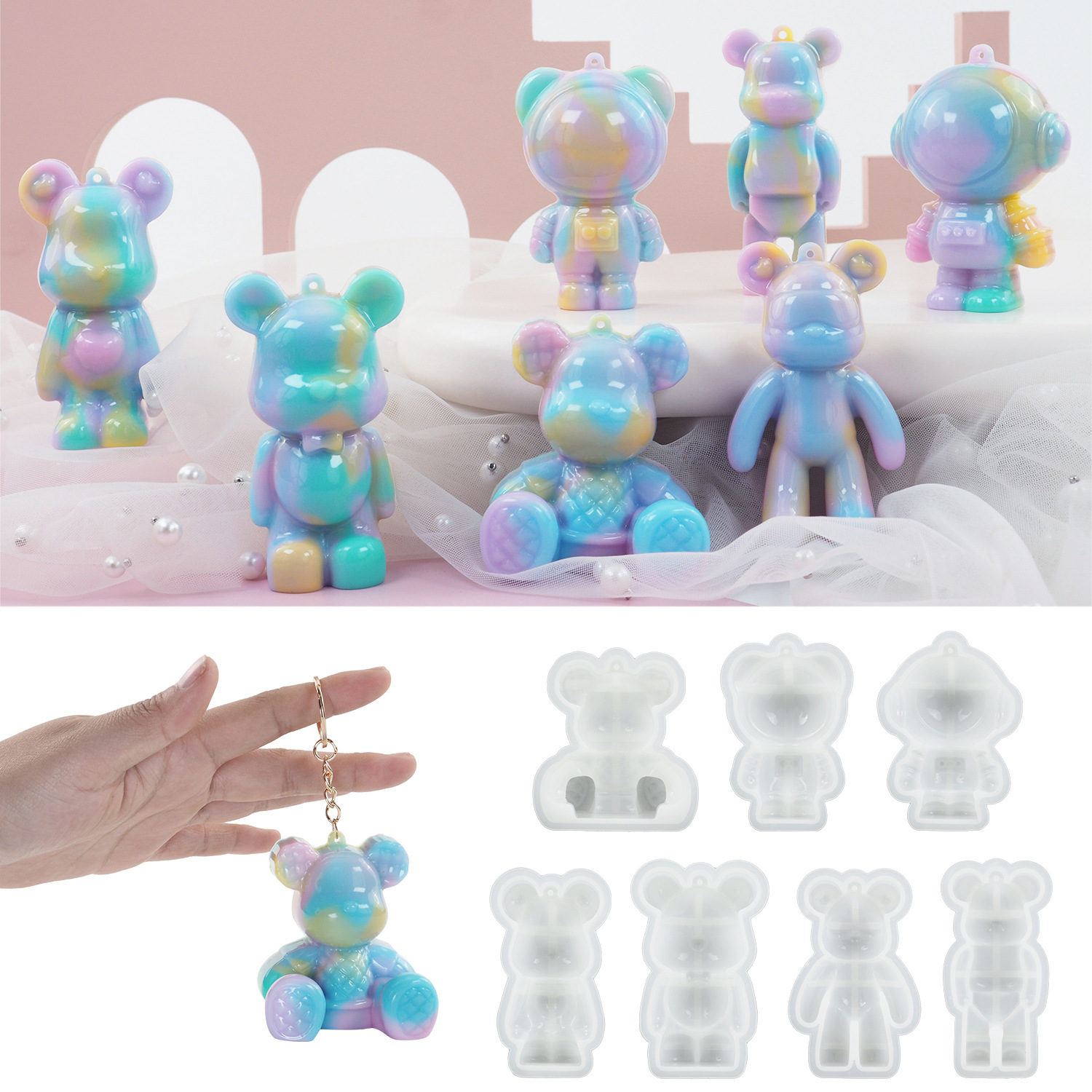 DIY Crystal Epoxy Resin Mold 3 - đánh giá và giá Model Kit Varnish