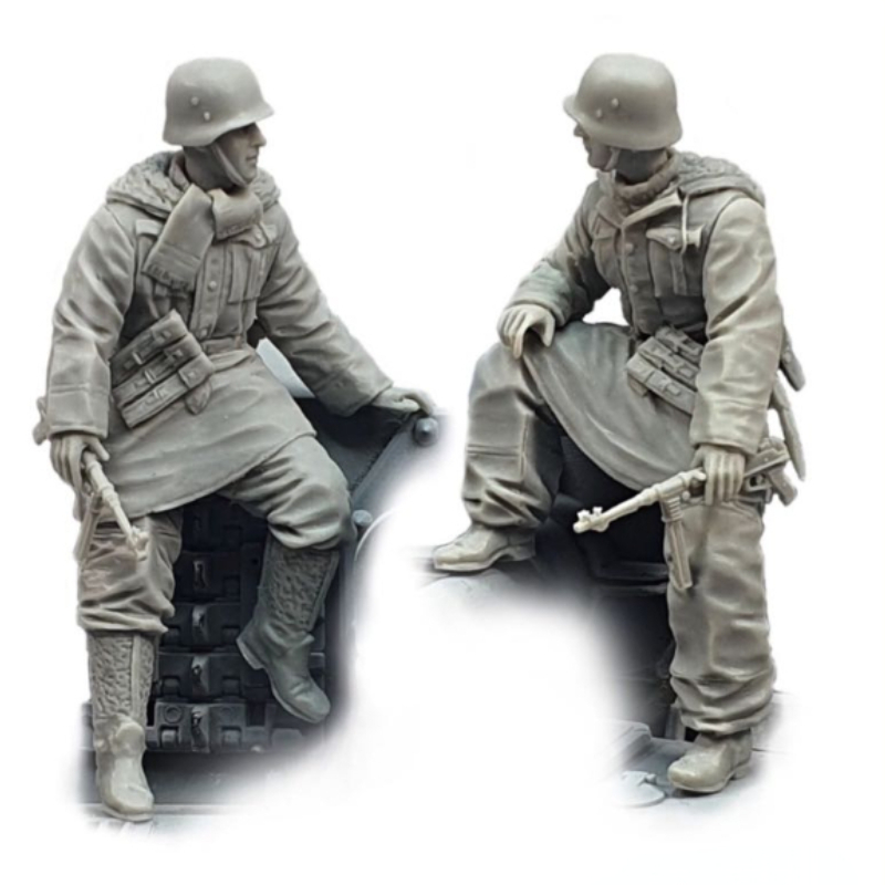 1/35 Resin Soldier Model Build - đánh giá và giá Model Kit Gunpla
