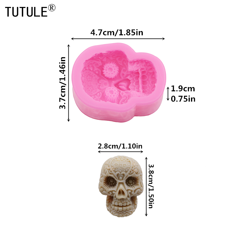 Skull Resin Mold Jewelry Earri - đánh giá và giá Model Kit Varnish