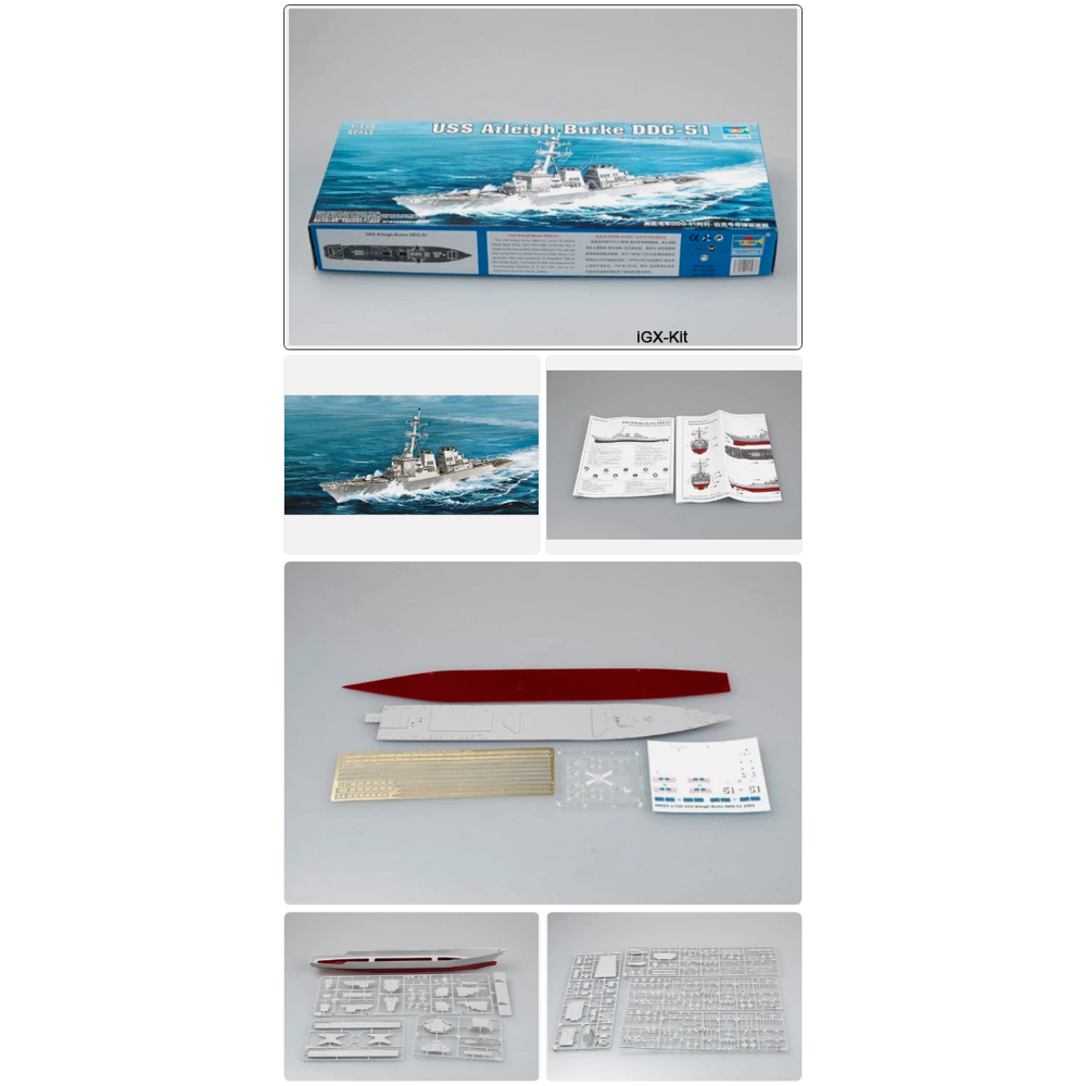 Trumpeter 04523 1:350 Scale US - đánh giá và giá Model Kit Yacht