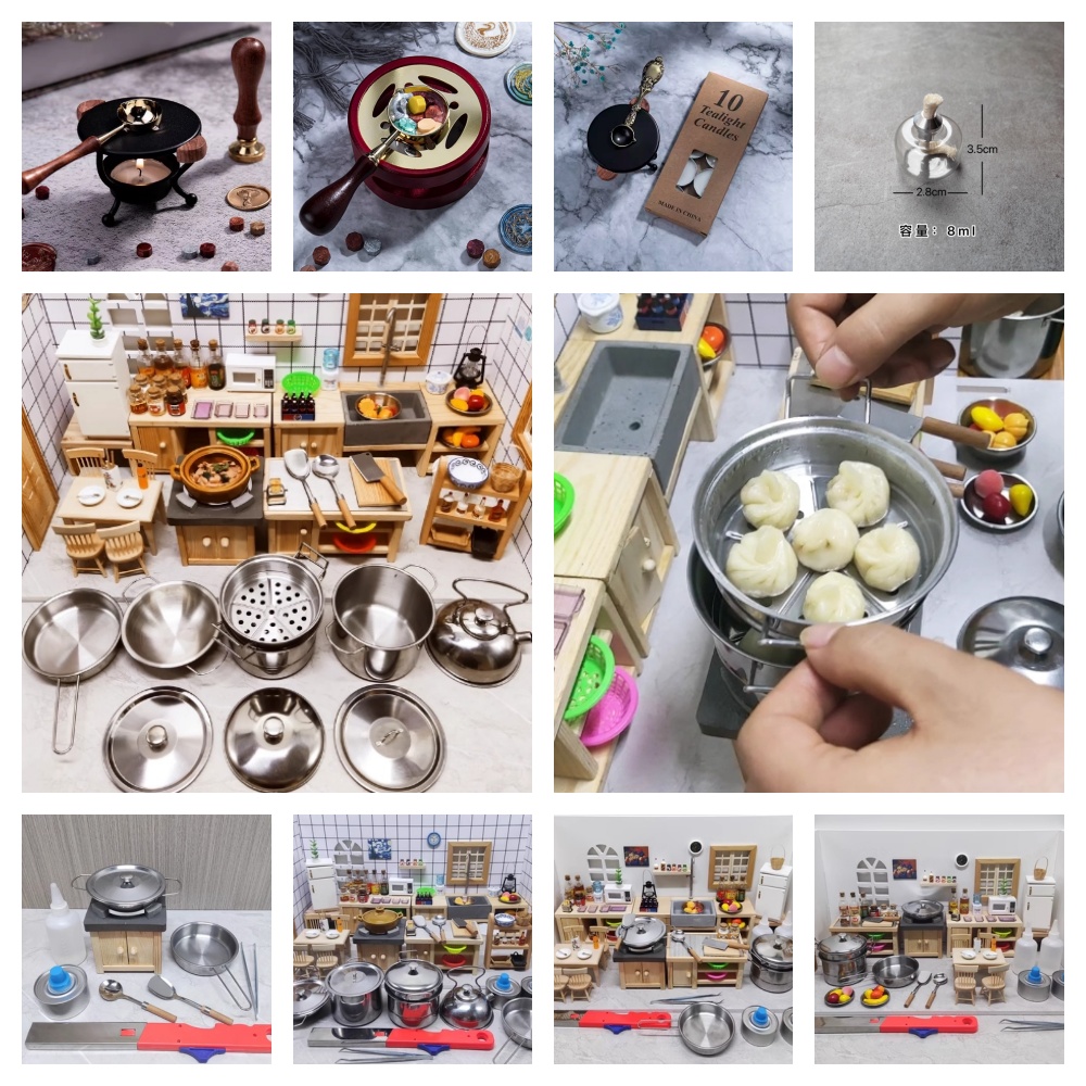 Doll House Miniature Kitchen S - đánh giá và giá Model Kit Paint Set