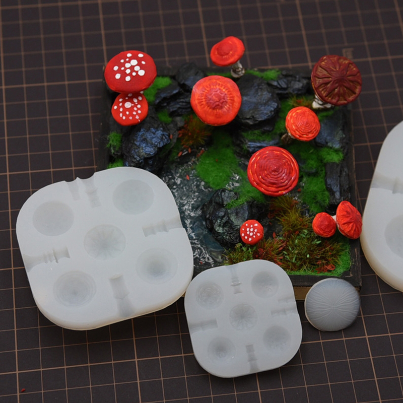 2pcs/set Mini Mushroom Silicon - đánh giá và giá Model Kit Tool