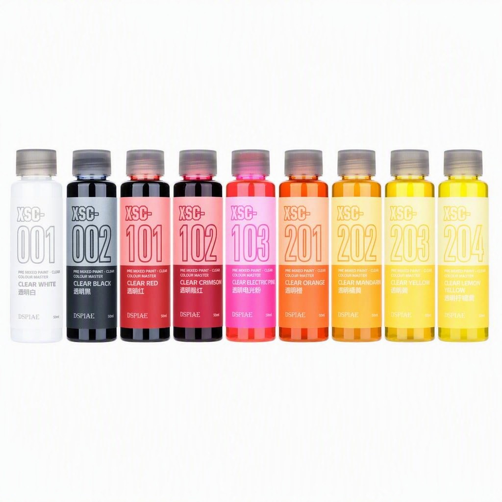 New DSPIAE XSC Series 50ML Pre - đánh giá và giá Model Kit Paint Set