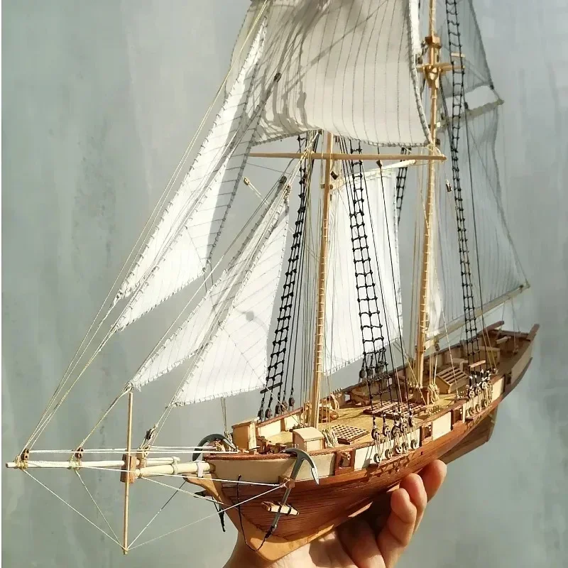 Wooden Assembled Antique Sailb - đánh giá và giá Model Kit Yacht