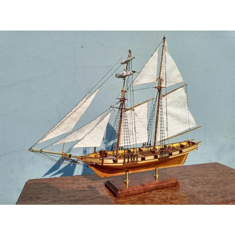 Wooden Assembled Antique Sailb - đánh giá và giá Model Kit Yacht